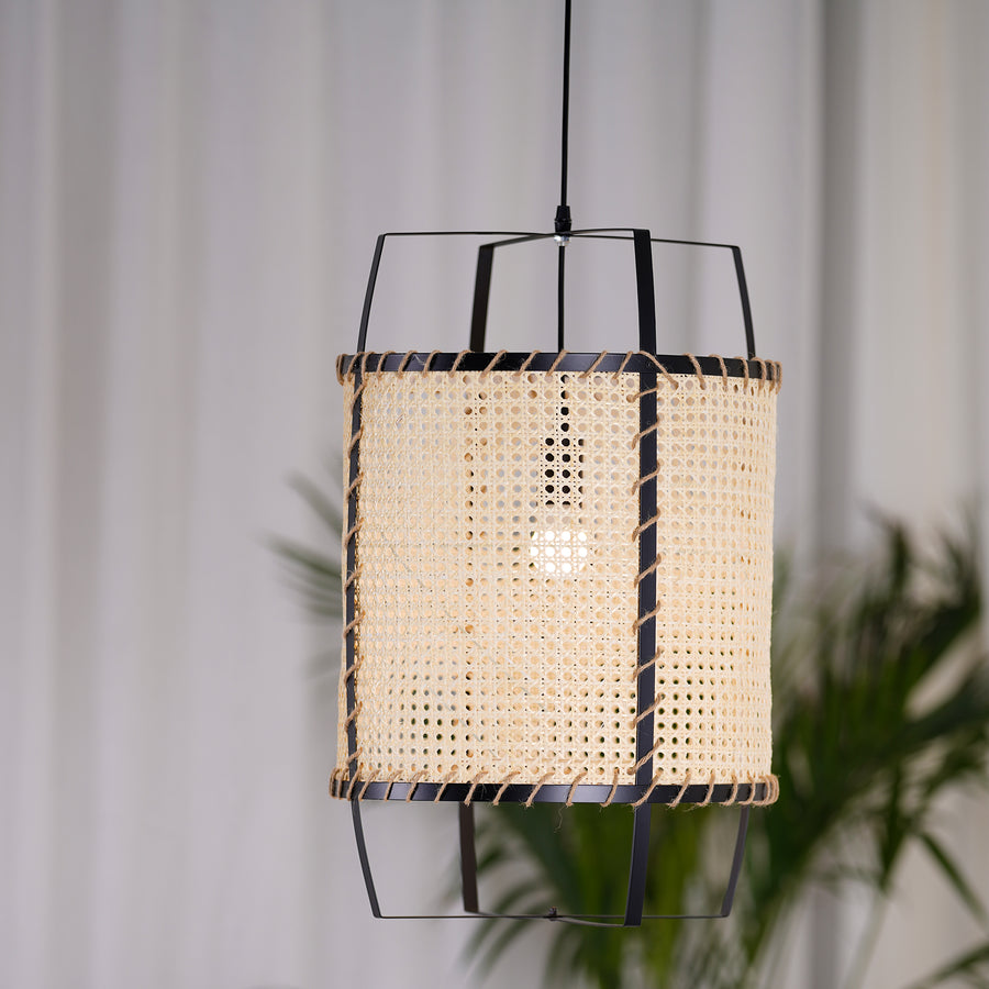 Rattan Cane Pendant Light – detail 6