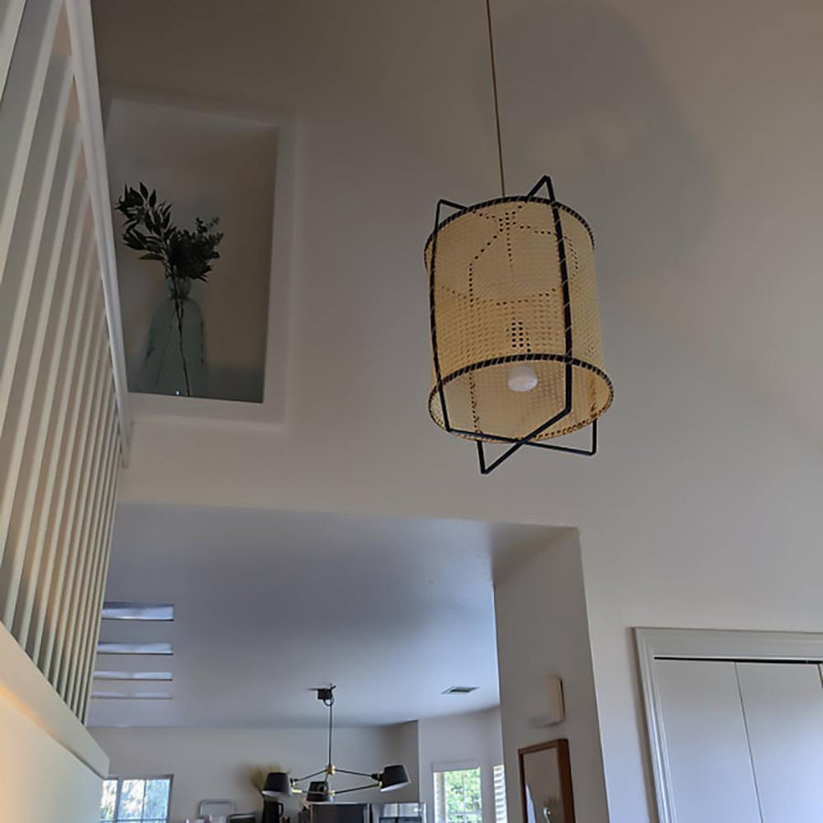 Rattan Cane Pendant Light – detail 3