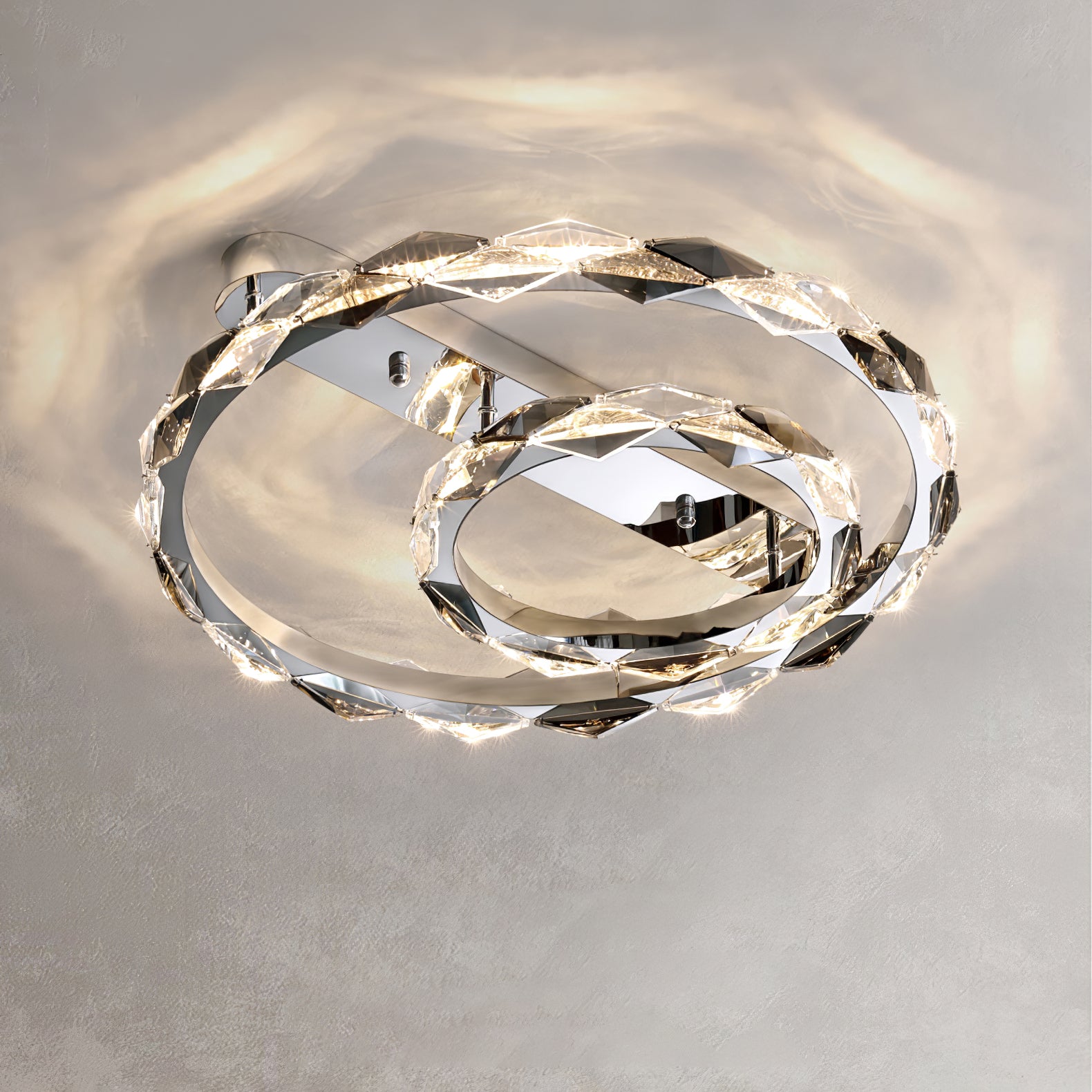 Rhombus Crystal Ceiling Lamp