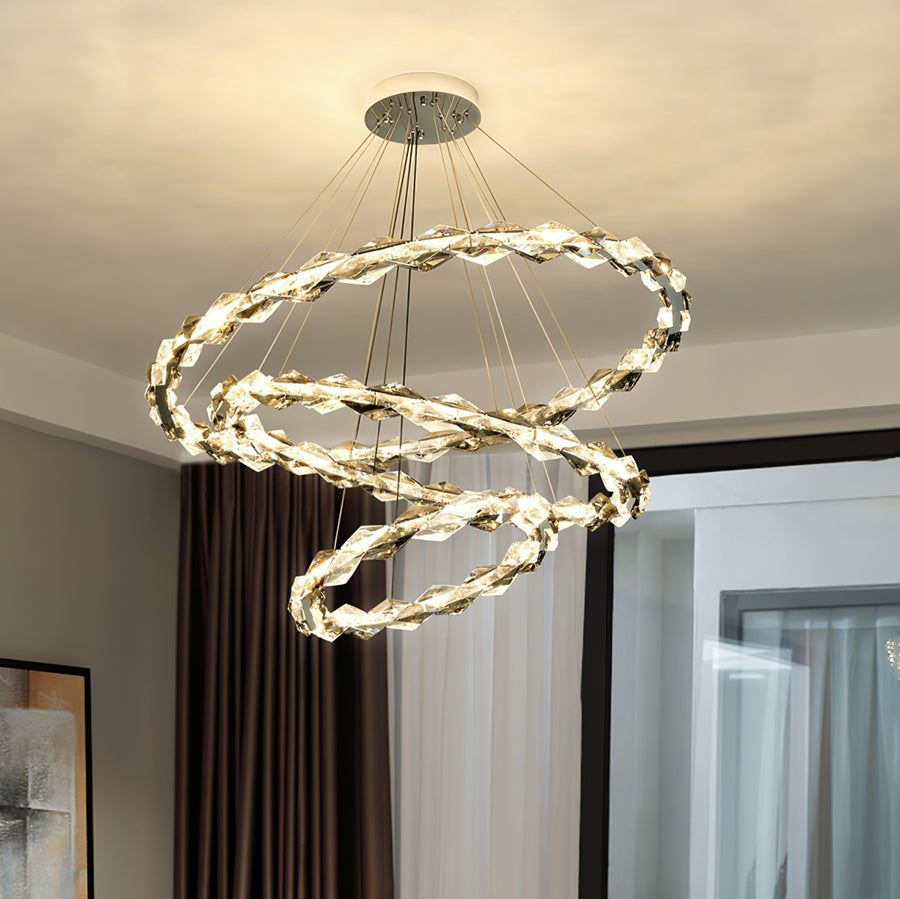 Rhombus Crystal Chandelier – detail 2