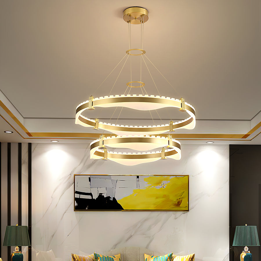 Ring Metallic Chandelier – detail 3
