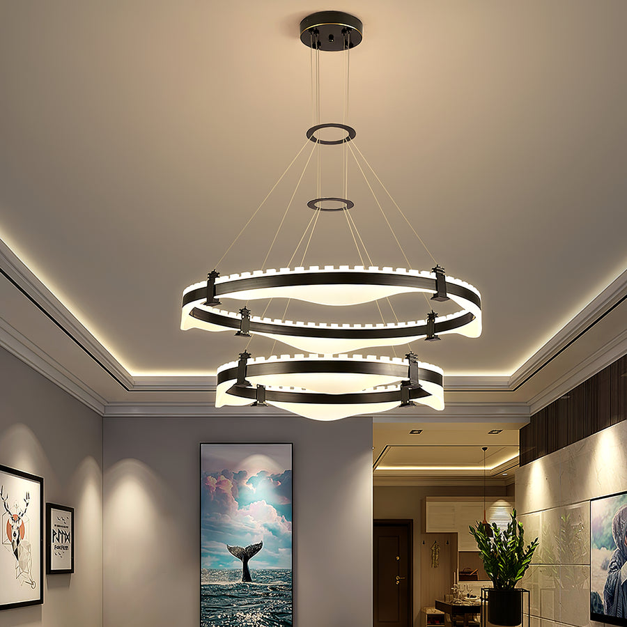 Ring Metallic Chandelier – detail 4