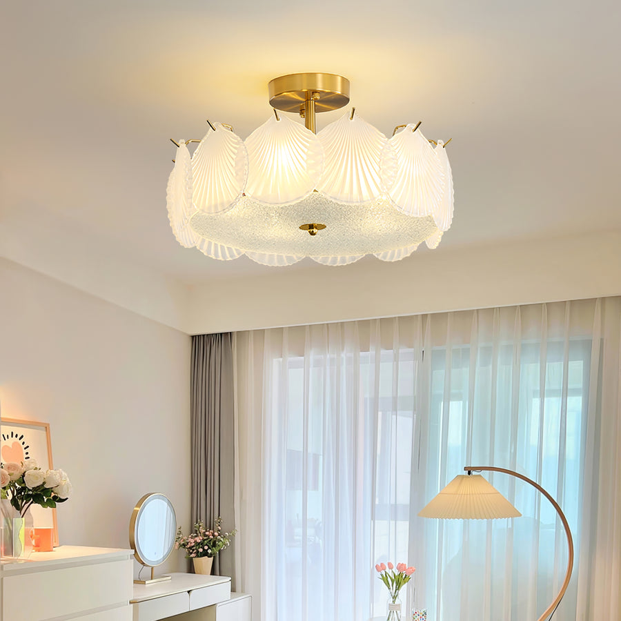 Shell Glass Chandeliers – detail 2