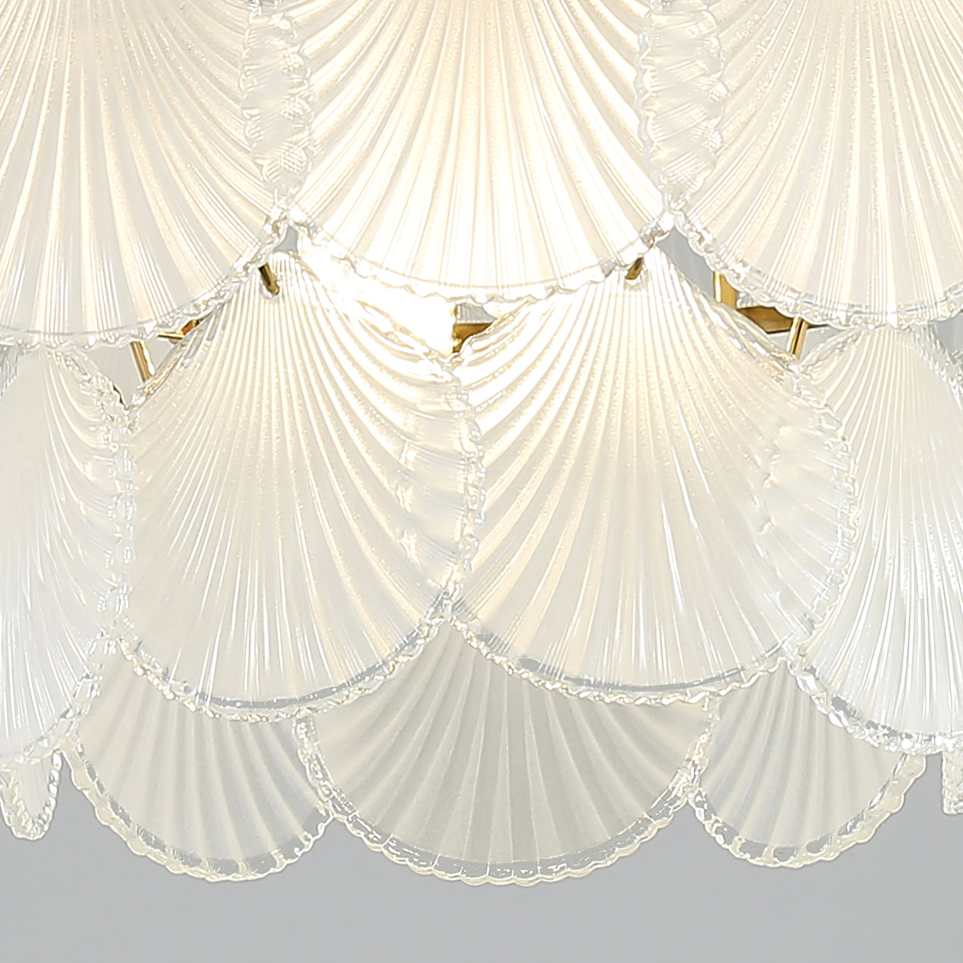 Shell Glass chandelier