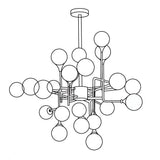 24heads Dia 120cm x H 100cm / ∅ 47.2″ x H 39.4″