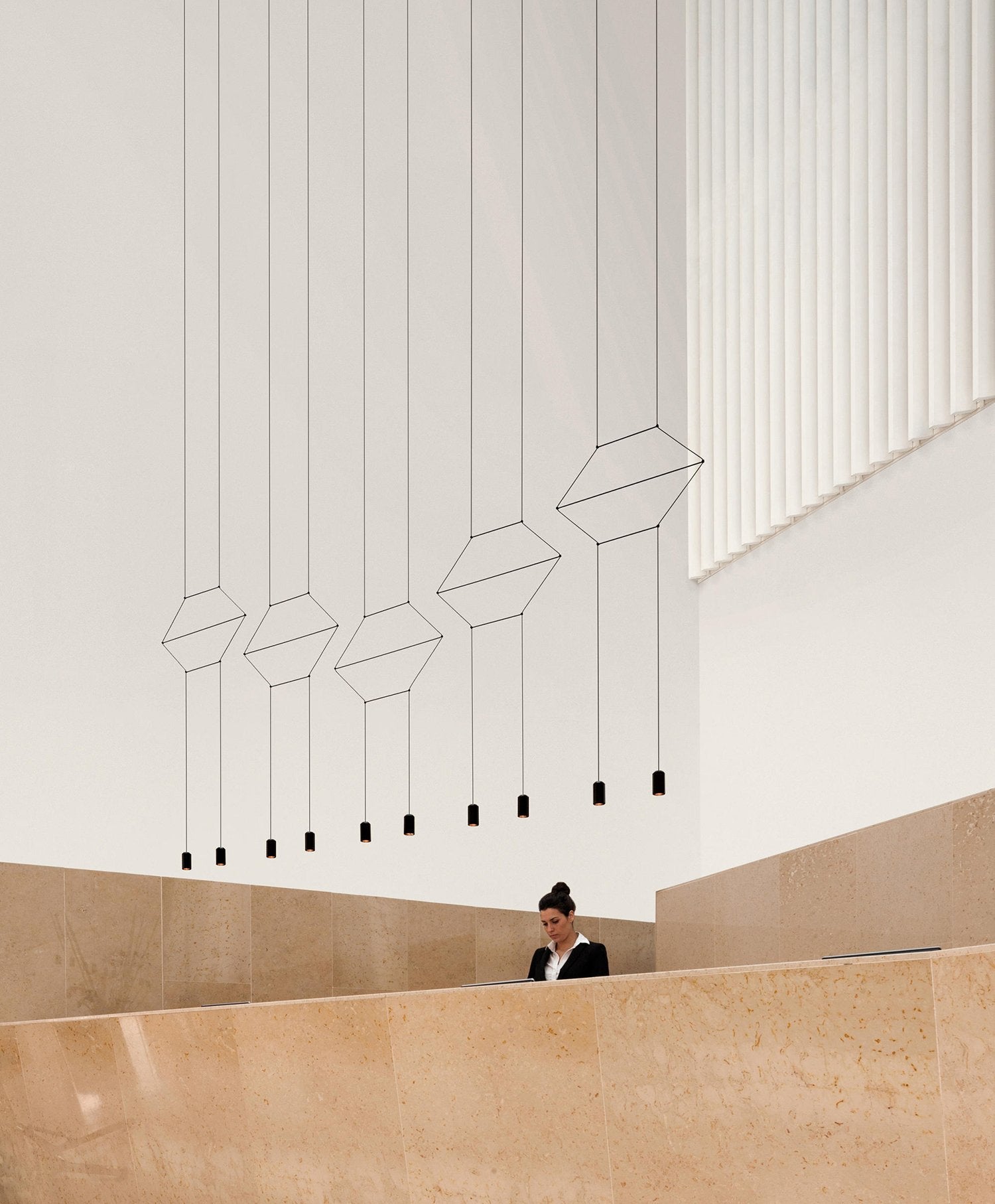 Lines 2D Hanging lamps