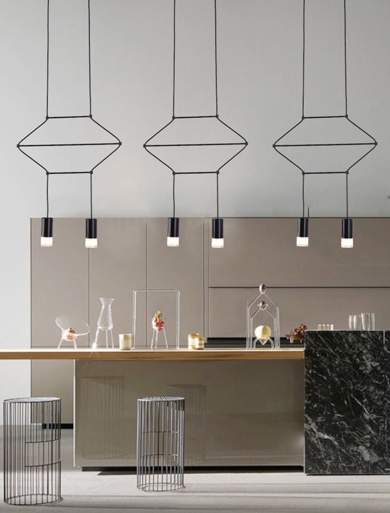 Lines 2D Hanging lamps