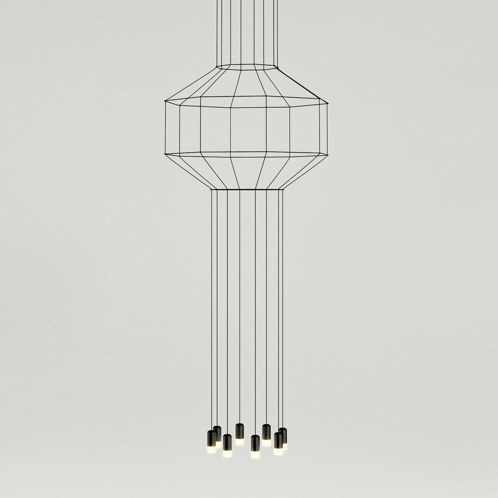 Lampe suspendue 3D Lignes