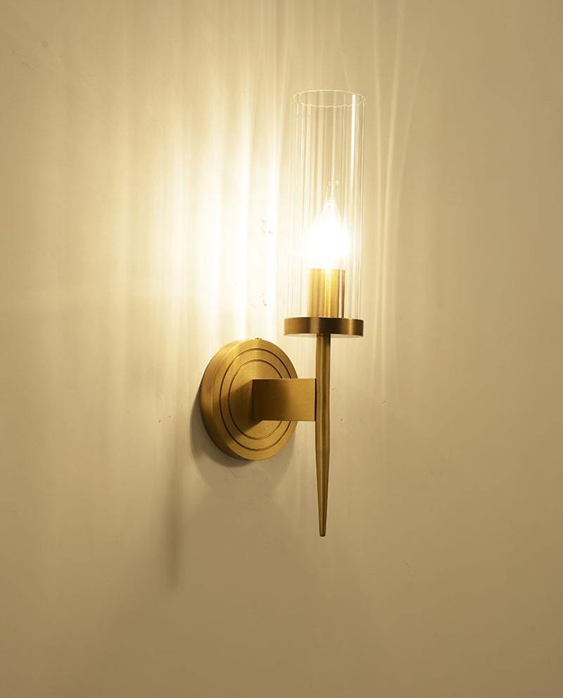 Clear Glass Shade Wall Sconces